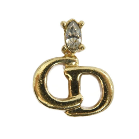 Dior Necklace Top Only CD Logo Gold Color