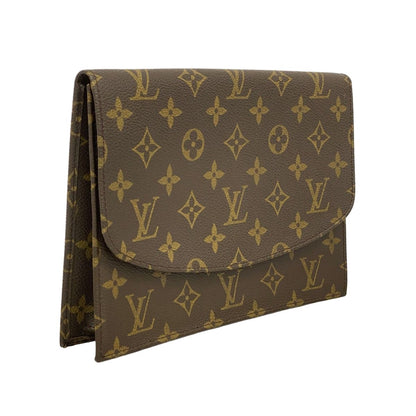 Louis Vuitton Clutch Monogram Pochette Lava 23 Brown — view 2