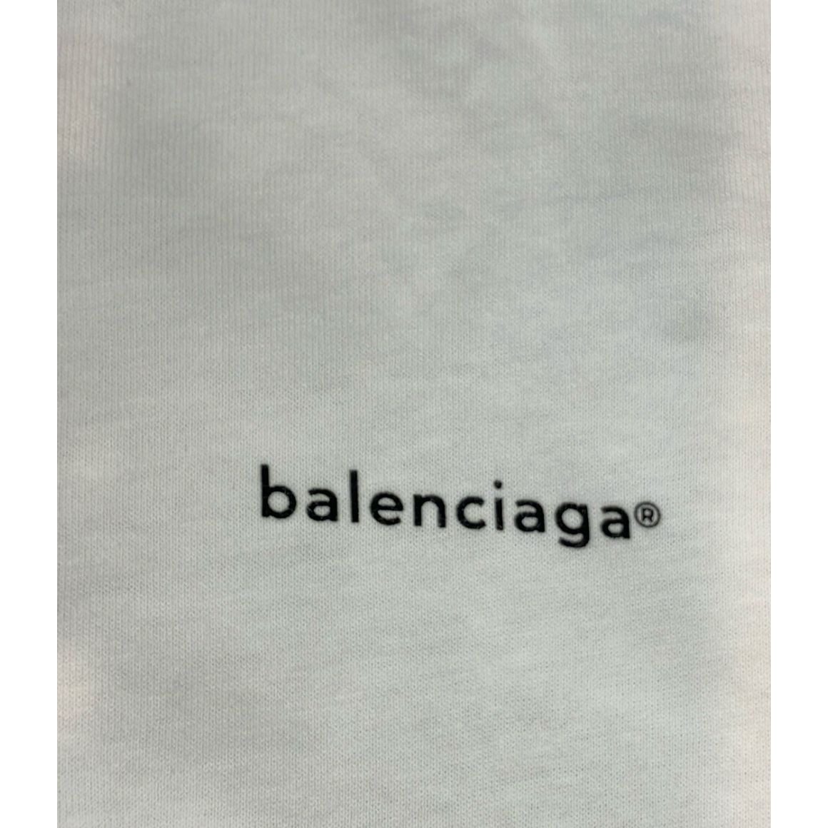 Balenciaga Short Sleeve T-Shirt Small Logo Cotton — view 7
