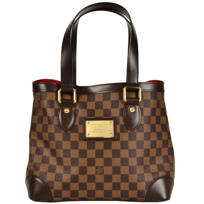 Louis Vuitton Hampstead PM Handbag Damier Ebène N51205 Tote Bag
