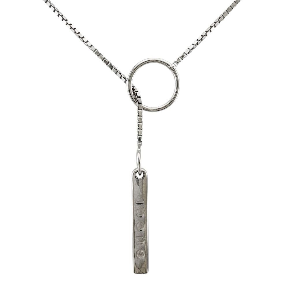 Gucci Lariat Necklace 18k Gold