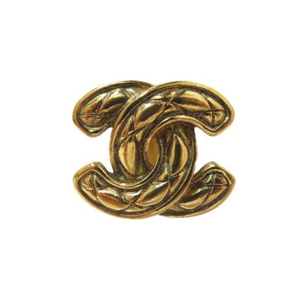 Chanel Matelasse Coco Mark One Ear Branded Accessories Earrings Ladies