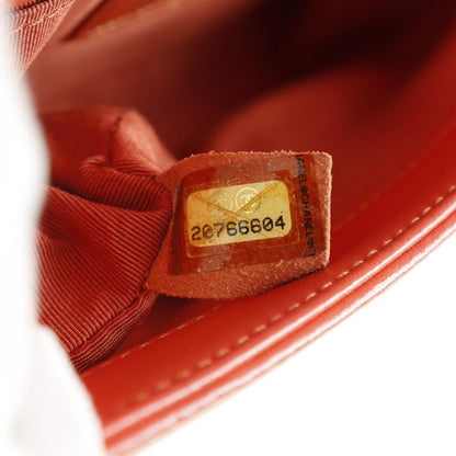 Chanel Boy Chanel Chain Shoulder Tweed And Calf Red Ladies Shoulder Bag