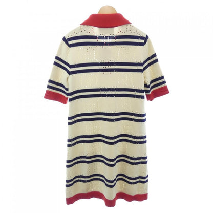Gucci Dress Beige Transparency Red — view 2