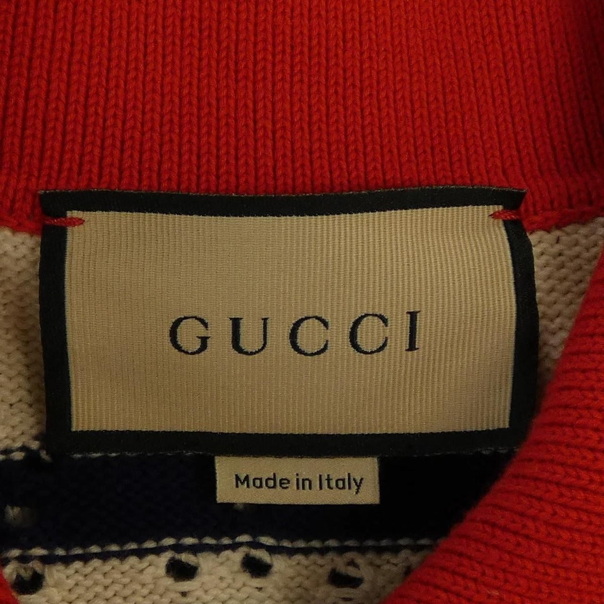 Gucci Dress Beige Transparency Red — view 4