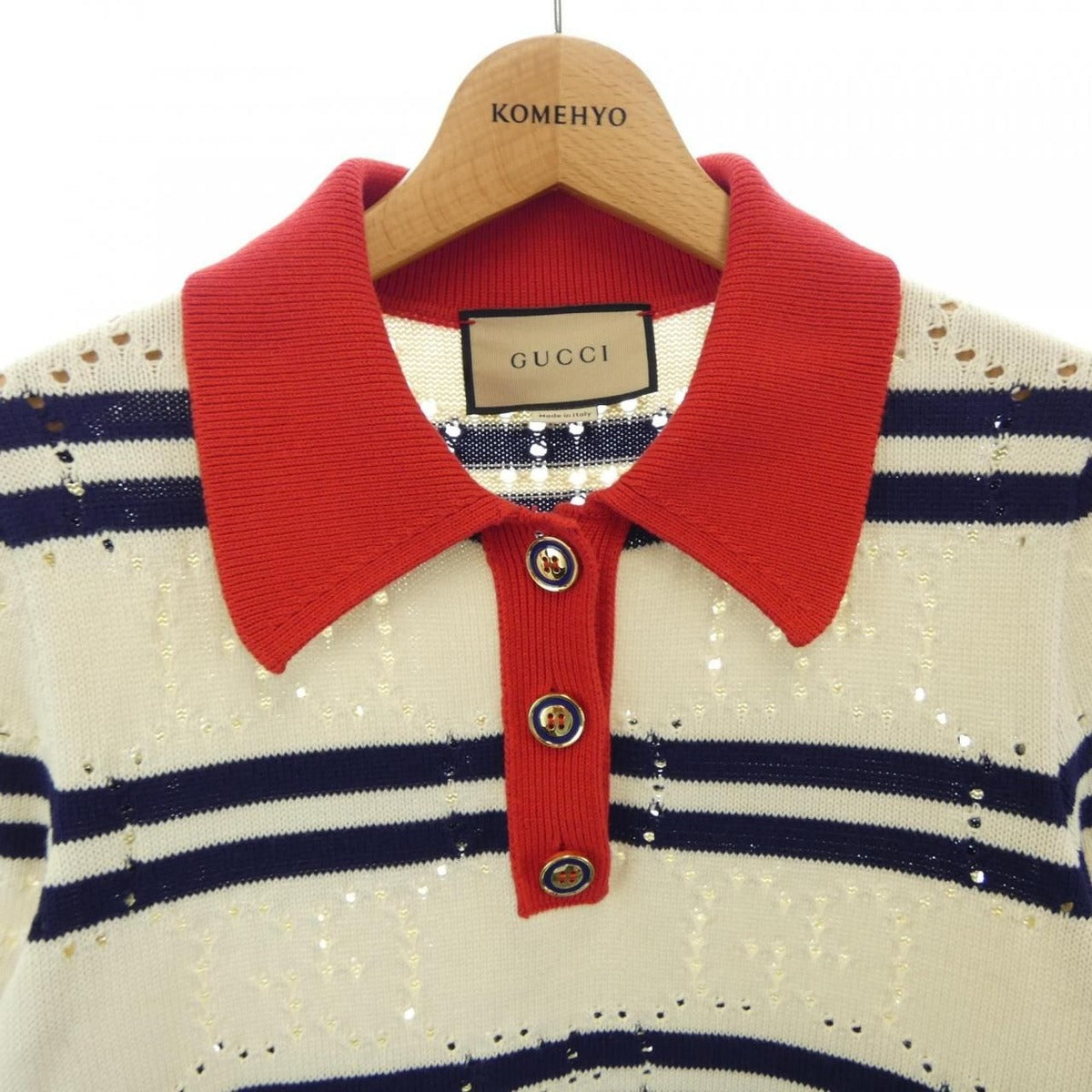 Gucci Dress Beige Transparency Red — view 5