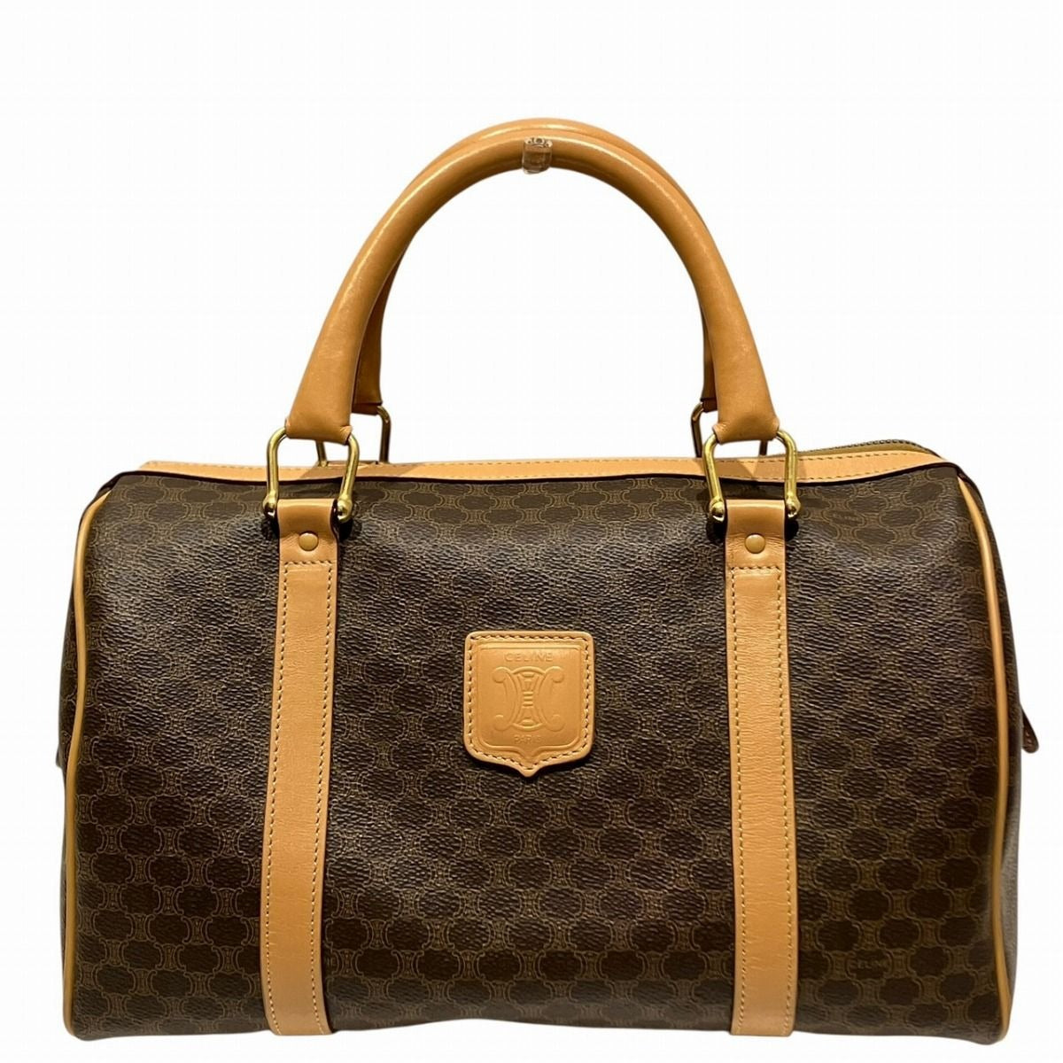Celine Macadam Boston Bag Leather