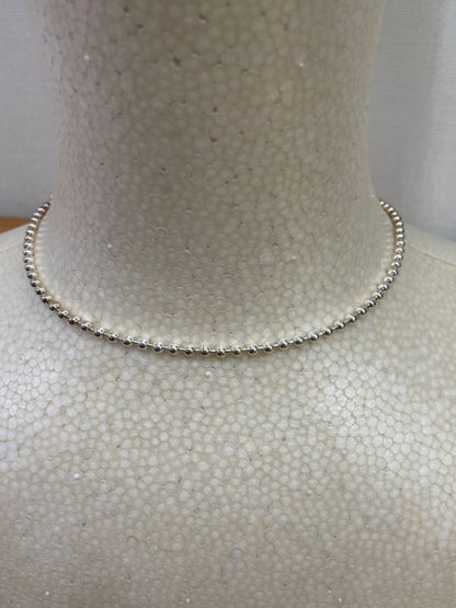 Gucci 925 Double G Ball Chain Necklace A25-2239