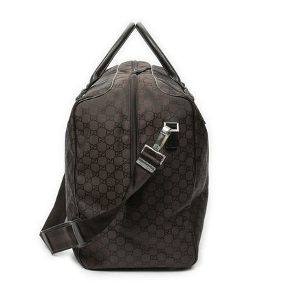 Gucci Large Carry All Duffel Brown GG Nylon Canvas — view 4