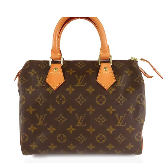 Louis Vuitton Speedy 25 Brown Monogram Canvas Mini Boston Bag