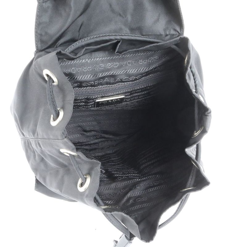 Prada Authenticity With Card Tessuto Nylon Triangle Logo B6677f Backpack Sac