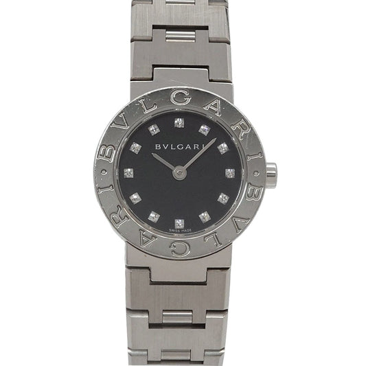 Bvlgari Watch Diamond Silver Quartz