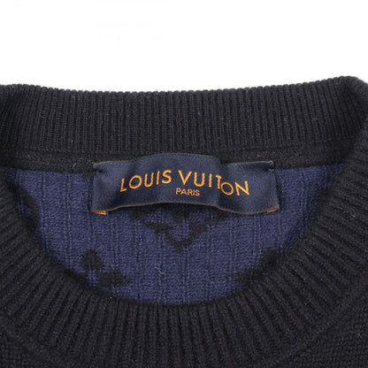 Louis Vuitton Knit Half and Monogram Cashmere Wool Sweater — view 3