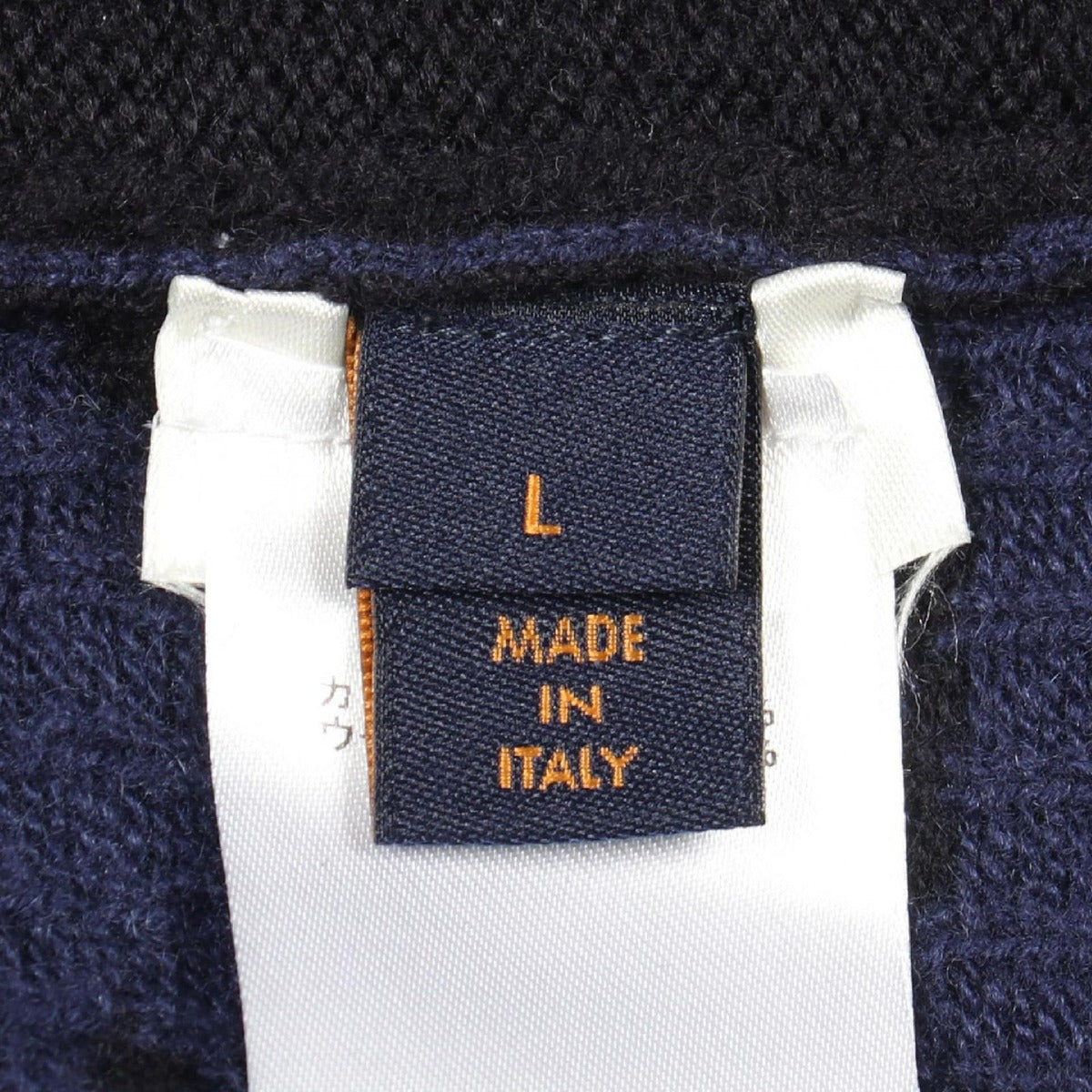 Louis Vuitton Knit Half and Monogram Cashmere Wool Sweater — view 5