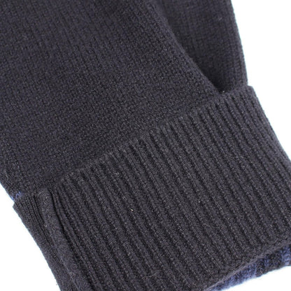 Louis Vuitton Knit Half and Monogram Cashmere Wool Sweater — view 9