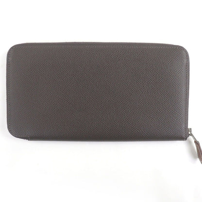 Hermes Azap Long Silk in Vaux Epson Round Zip Wallet