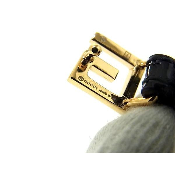 Gucci Leather Bracelet Bangle Accessory Black Fs1716 — view 4
