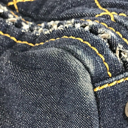 Chanel Shoulder Bag CC Coco Mark Chain Logo W Chain Denim Blue