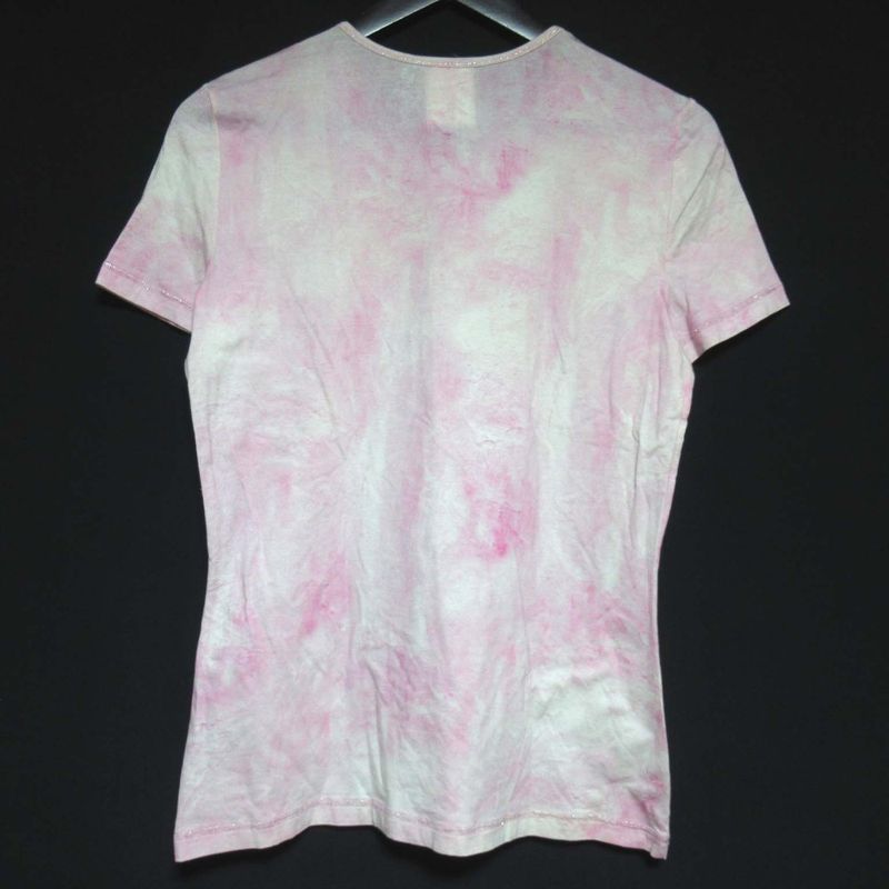 Chanel 09c Coco Mark Print Short Sleeve T-Shirt Cut and Sewn P34611 Size 40