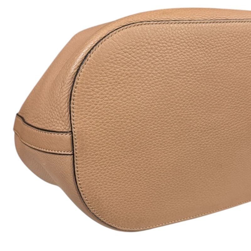 Gucci Bamboo Shoulder Bag Leather 387613 Beige Ladies Gucci  Gucci