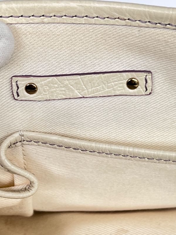 Celine Handbag Macadam Pattern Purple White 33bs140