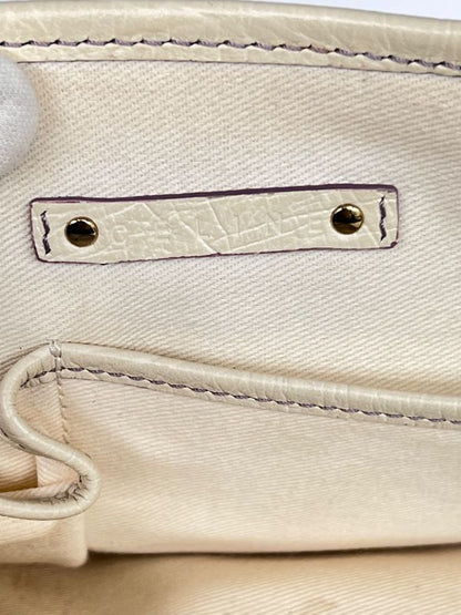 Celine Handbag Macadam Pattern Purple White 33bs140