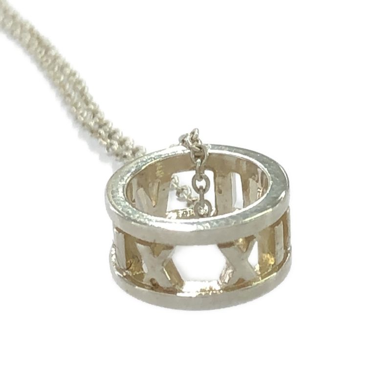 Tiffany & Co Tiffany & Co Open Atlas Necklace Mi Silver 925 2.2g Accessory H9897