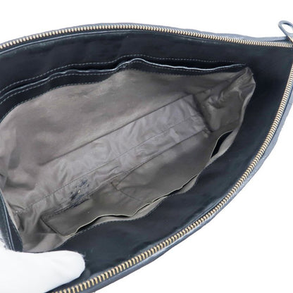 Bottega Veneta Clutch Bag Black Intrecciato Black 405912 Leather Men's