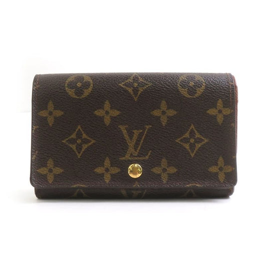 Louis Vuitton Bifold Wallet Monogram Porte Monet Bier Tresor