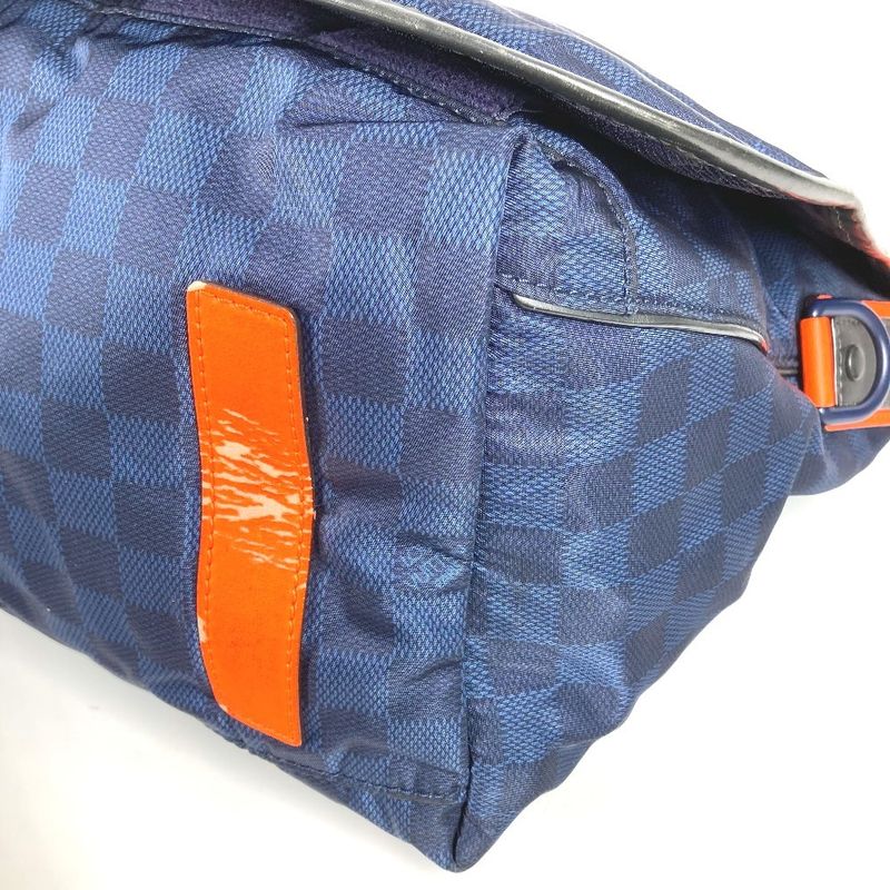 Louis Vuitton Shoulder Bag Challenge Messenger Bag N41240 Leather / Nylon Navy
