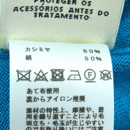 Hermes Cashmere Silk Blend Silver Series Button Chaine D'ancre — view 9