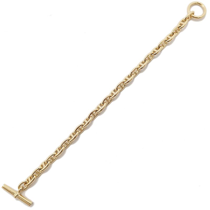 Hermes Chaine D'ancre T PM 750yg 24 Link Bracelet Very Small H218836b