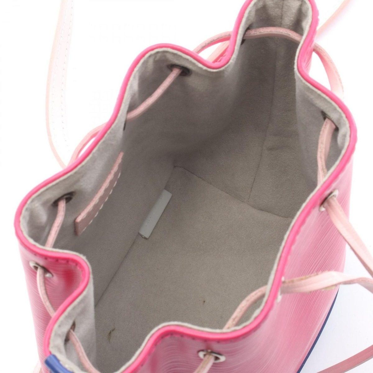 Louis Vuitton Shoulder Bag Nano Noe Fuchsia Leather — view 3