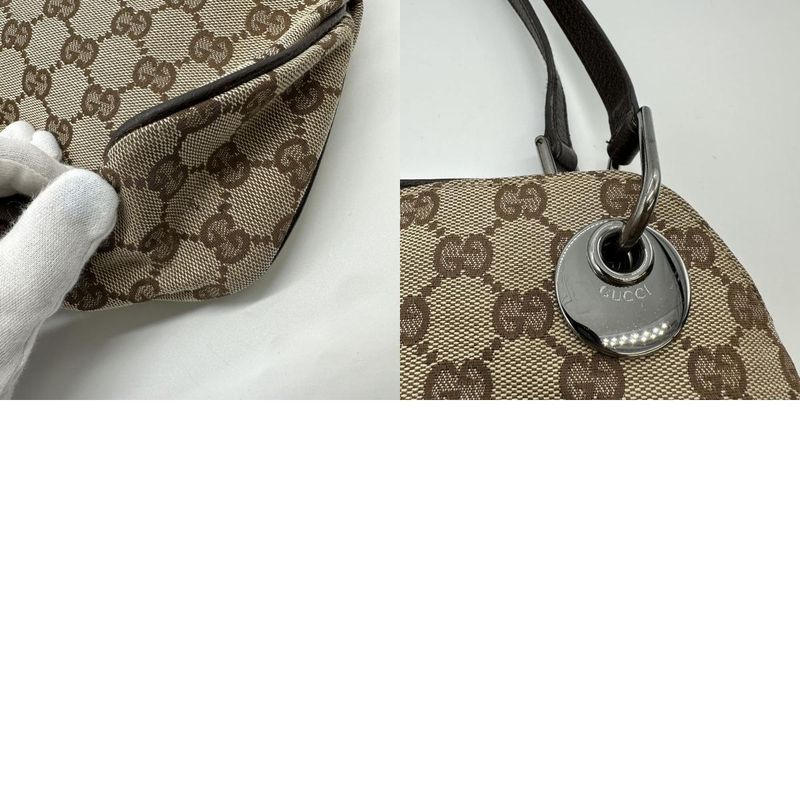 Gucci 121023 Tote Bag GG Canvas/leather Beige