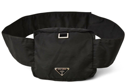 Prada Waist Bag Waist Pouch Body Bag Prada Nylon NERO Black Men Women