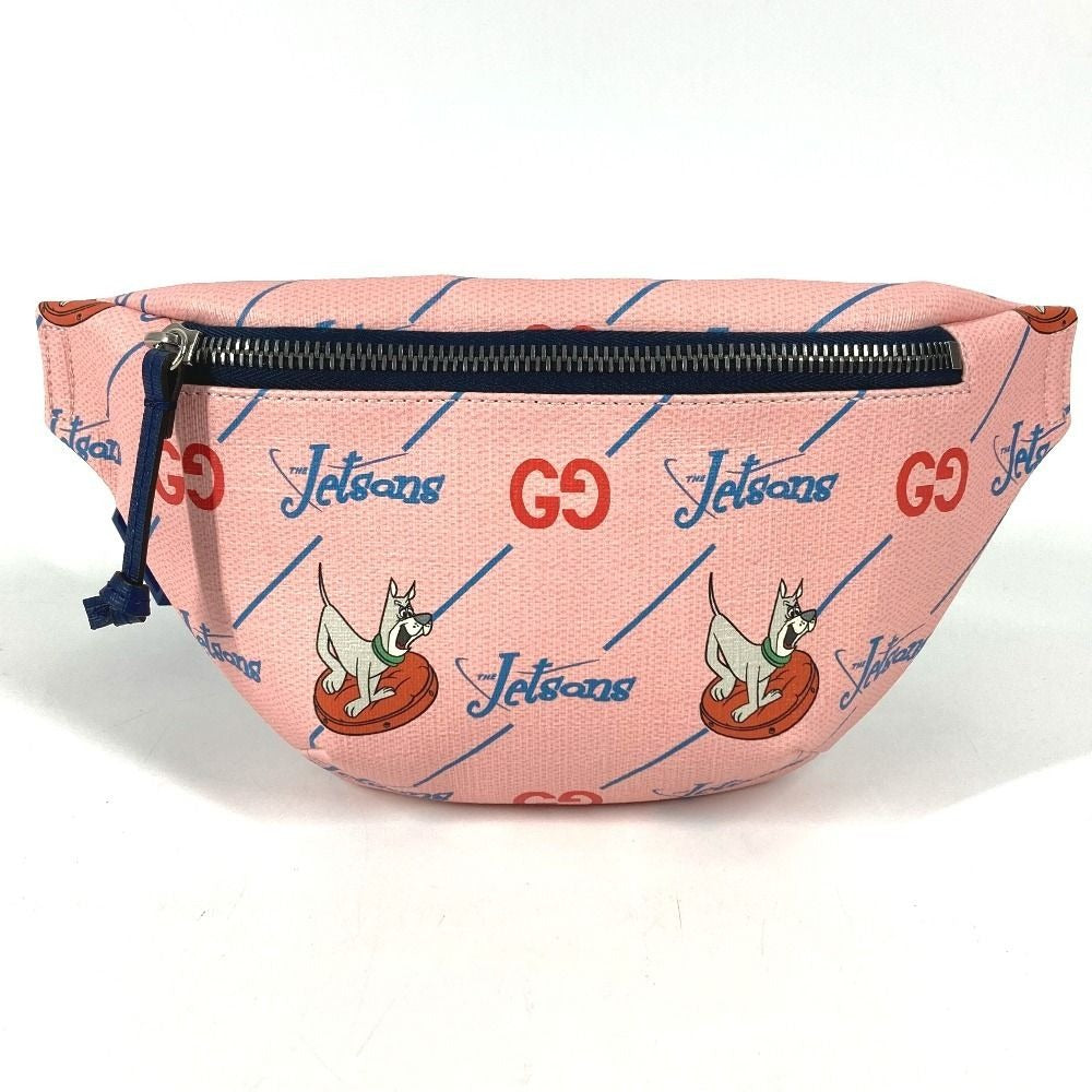 Gucci Belt Bag the Jetsons Logo Leather Pink