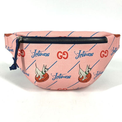 Gucci Belt Bag the Jetsons Logo Leather Pink
