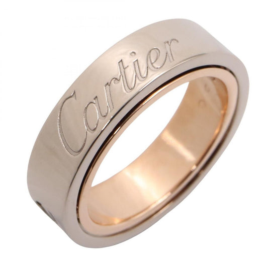 Cartier Ring 18K Pink Gold White Cles Love