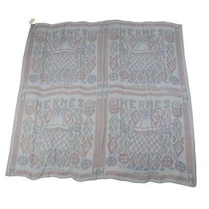 Hermes Carre 140 Kelly EN Perles Kelly EN Perles Lou Silk GRIS Etain Bordeaux