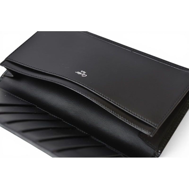 Cartier Wallet Billfold Leather Pasha Black Silver — view 11