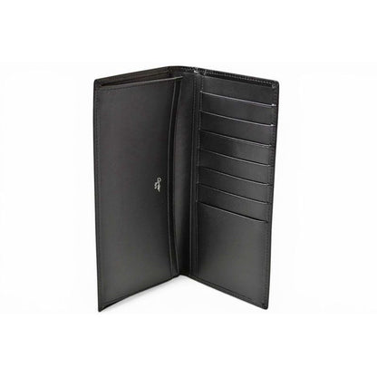 Cartier Wallet Billfold Leather Pasha Black Silver — view 4