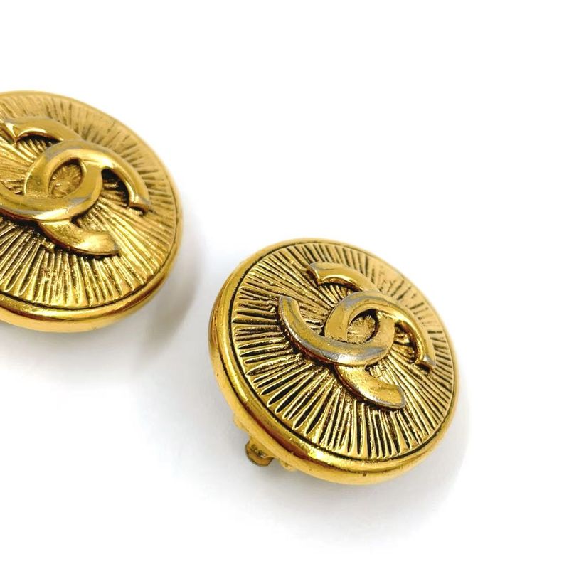 Chanel Coco Mark Vintage GP Earrings