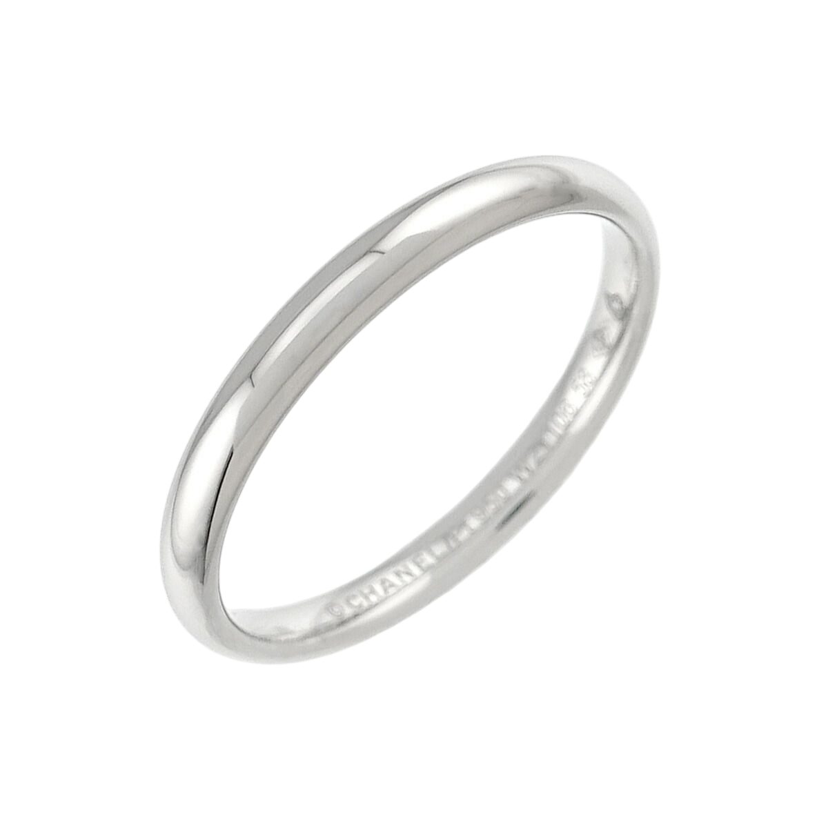 Chanel John Parisian 58 Ring Pt Platinum