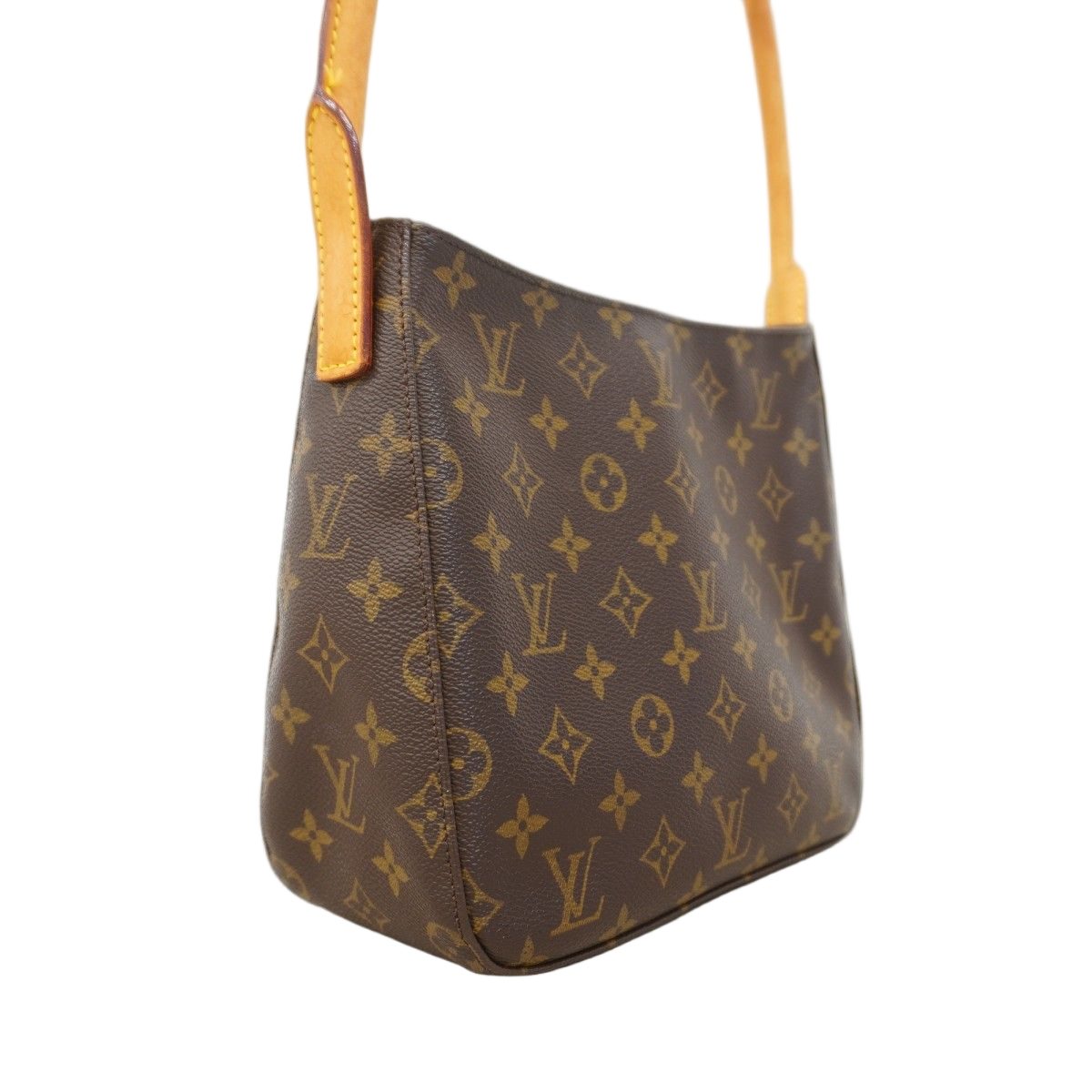 Louis Vuitton Shoulder Bag Monogram Looping Brown — view 2