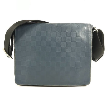 Louis Vuitton Shoulder Bag District PM Damier Infini Leather Orion Blue