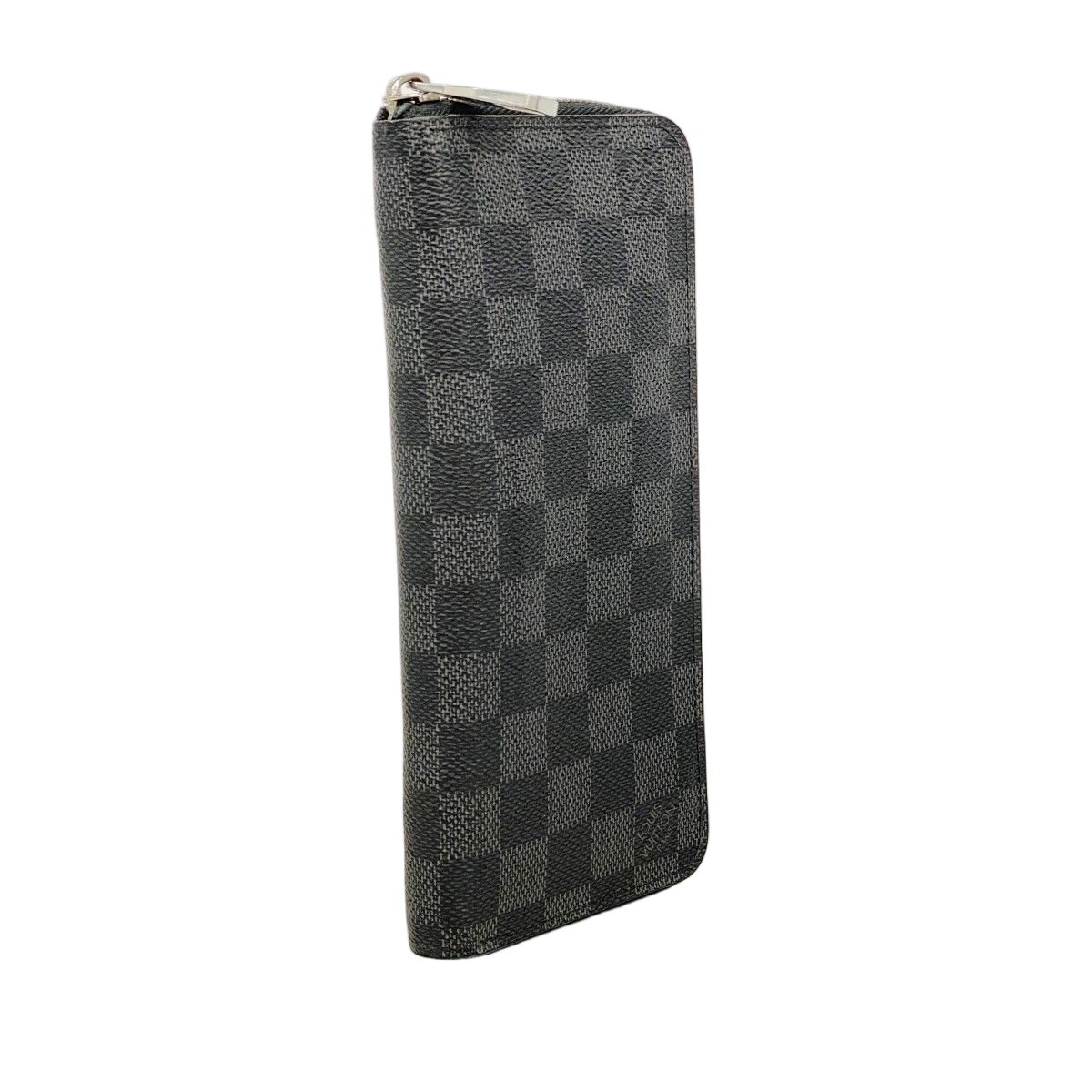 Louis Vuitton Wallet Damier Graphite Zippy Vertical Black Gray — view 2