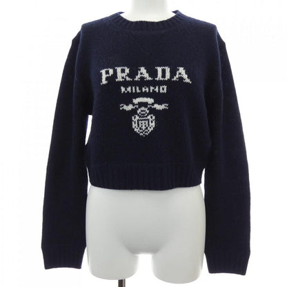Prada Intarsia Logo Knit