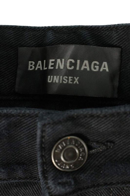 Balenciaga 745248 Tnw11 Super Destroyed Baggy Denim Pants Men's L