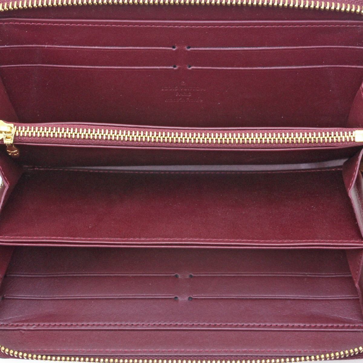 Louis Vuitton Long Wallet Vernis Zippy Wallet M93575 Violet