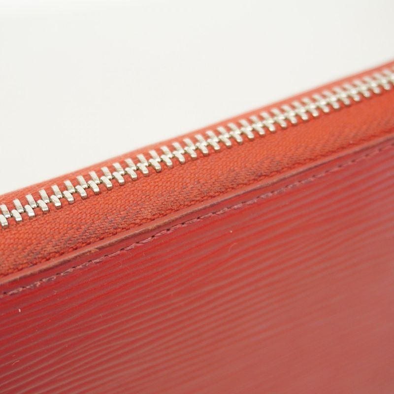 Louis Vuitton Epi Zippy Wallet Long Wallet M60304 Carmine Women